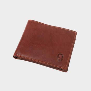 Plånbok dollar i skinn Cognac