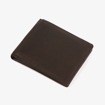 Plånbok liten skinn Brun