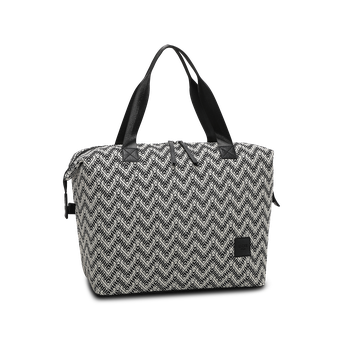 Flora weekendbag Black/white