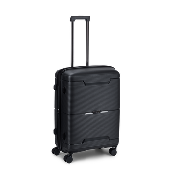 Bergen expanderbar resväska Medium, 4 hjul, 67 cm, 79L Svart