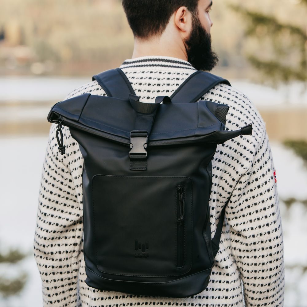 Rolltop ryggsäck Laptop 17" vattenavvisande 20L