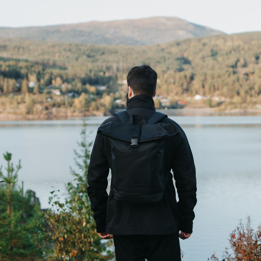 Rolltop ryggsäck Laptop 17" vattenavvisande 20L