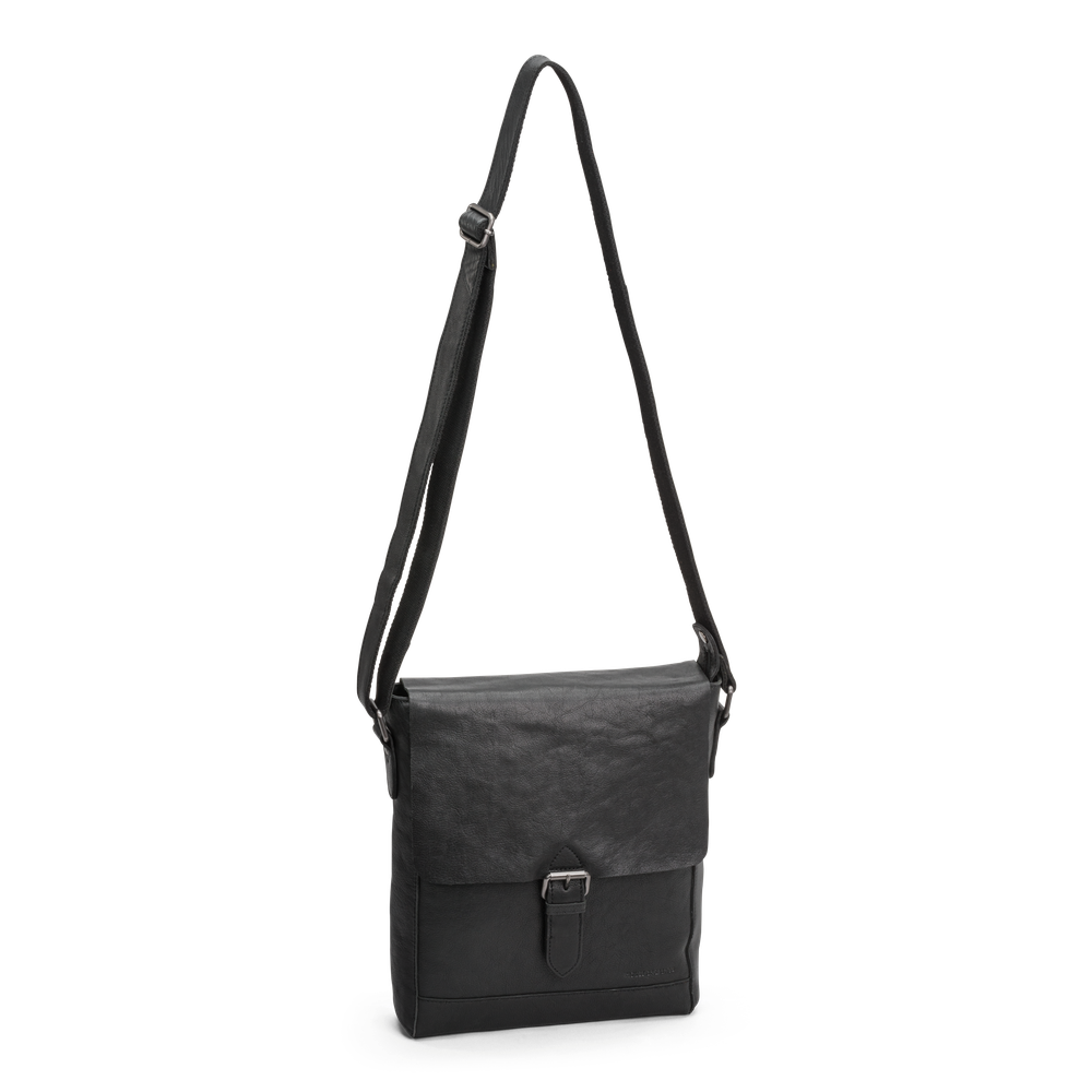Flap bag 13" i skinn
