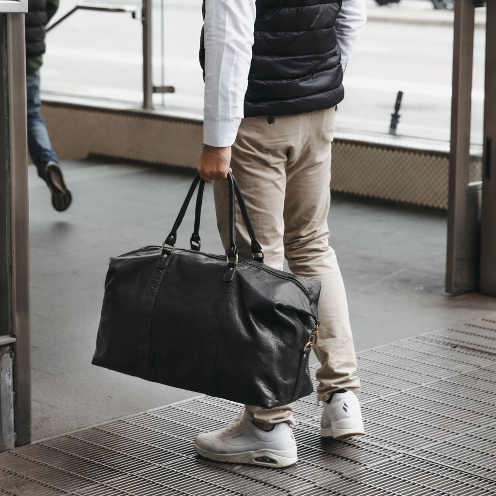 Weekend bag XL i skinn