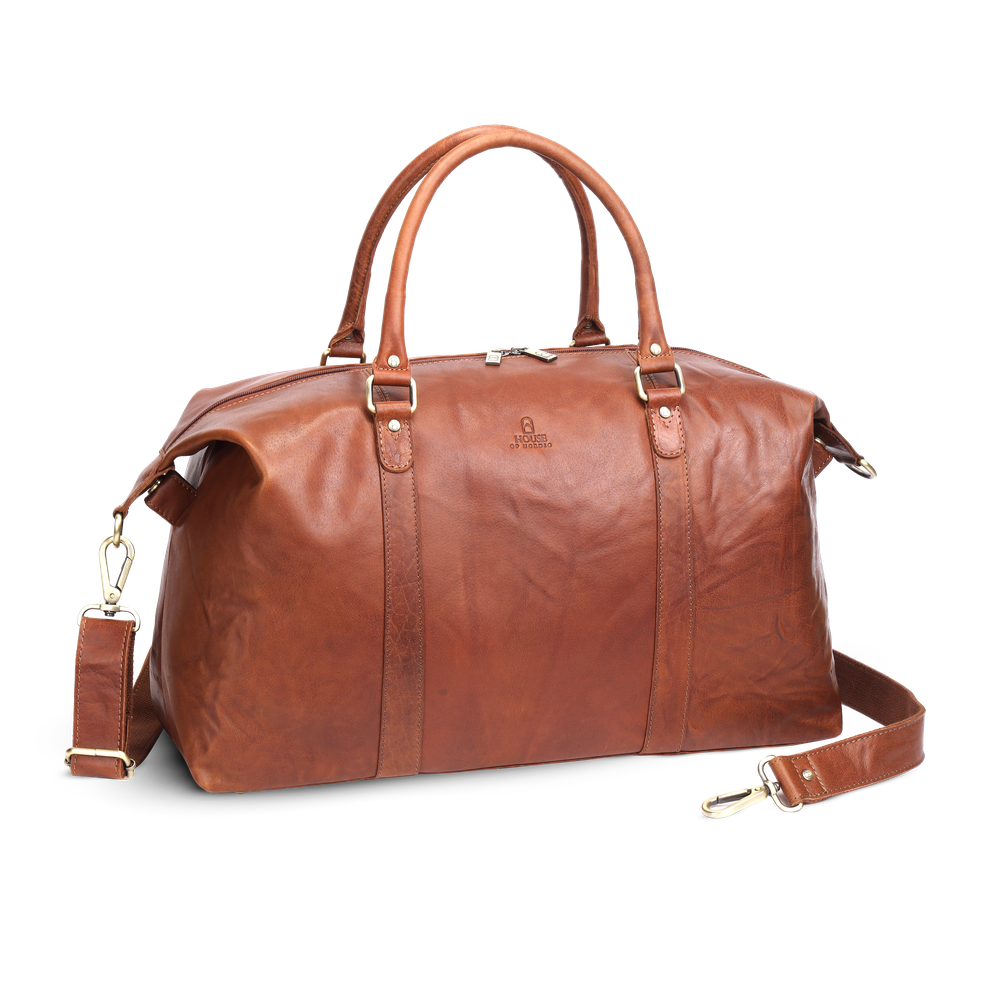 Weekendbag skinn medium