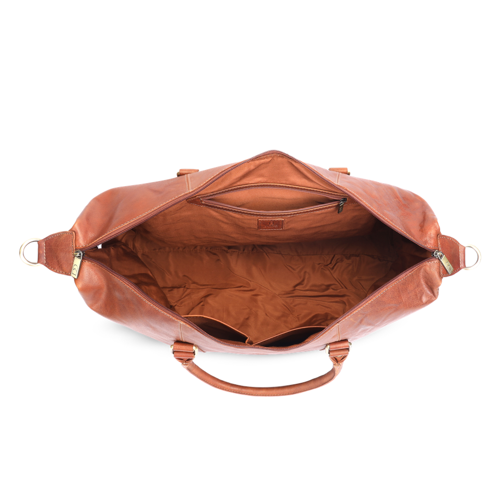 Weekendbag skinn medium