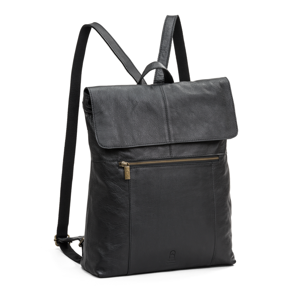 Ryggsäck i skinn 13" laptop