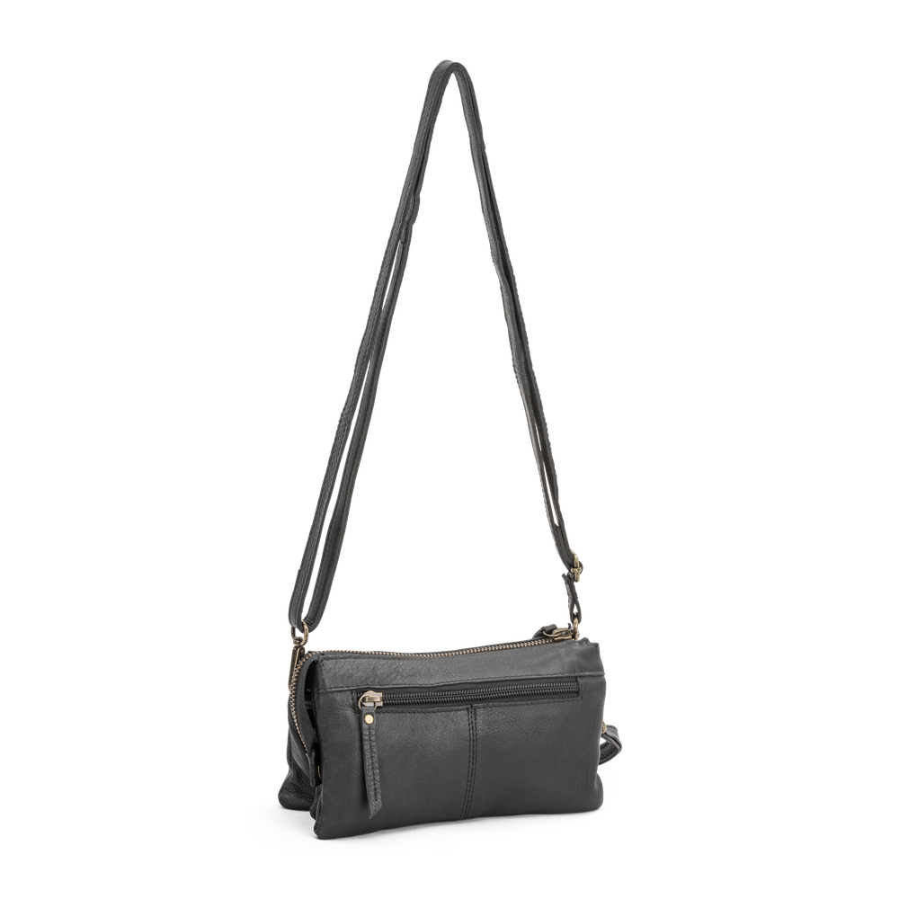 Väska clutch i skinn