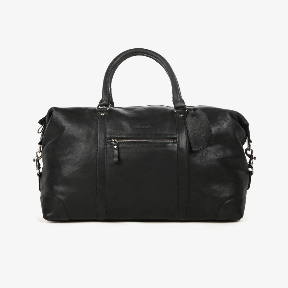 Weekend bag i skinn