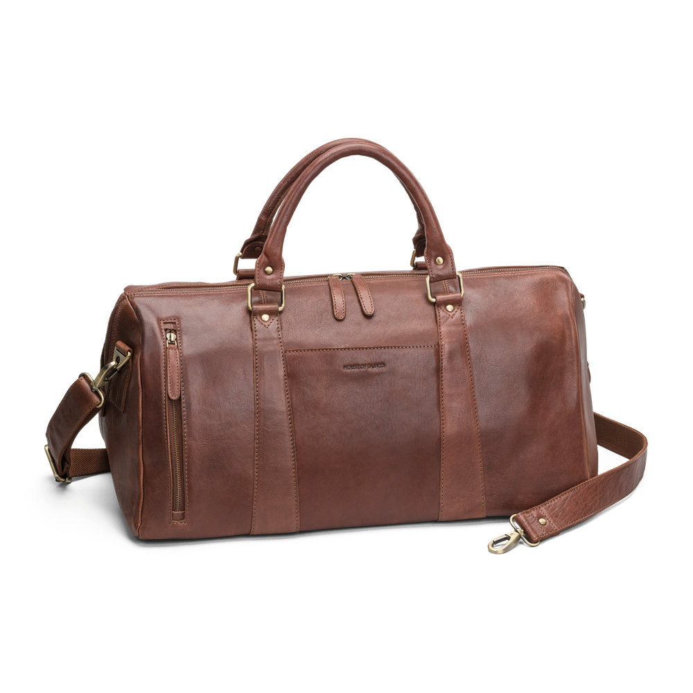 Weekend bag i skinn