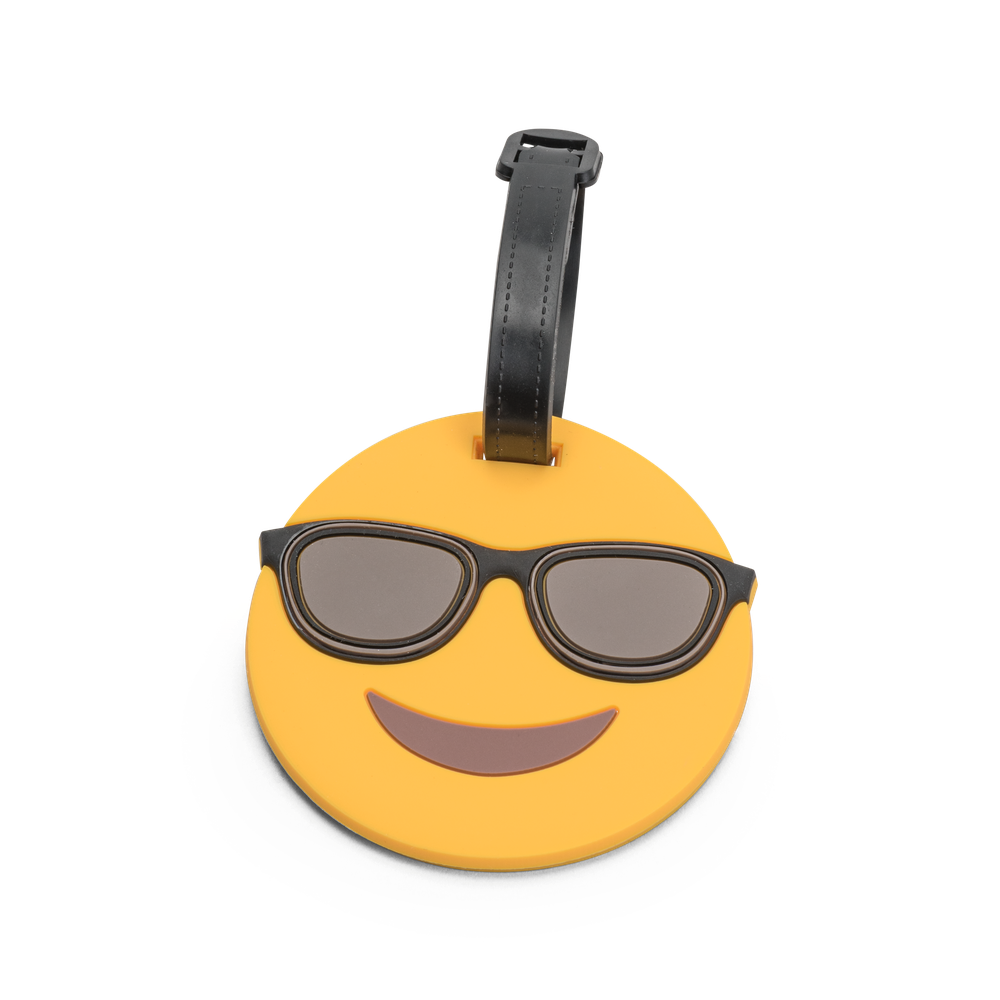 Bagagetag EMOJI SUNGLASSES North Pioneer