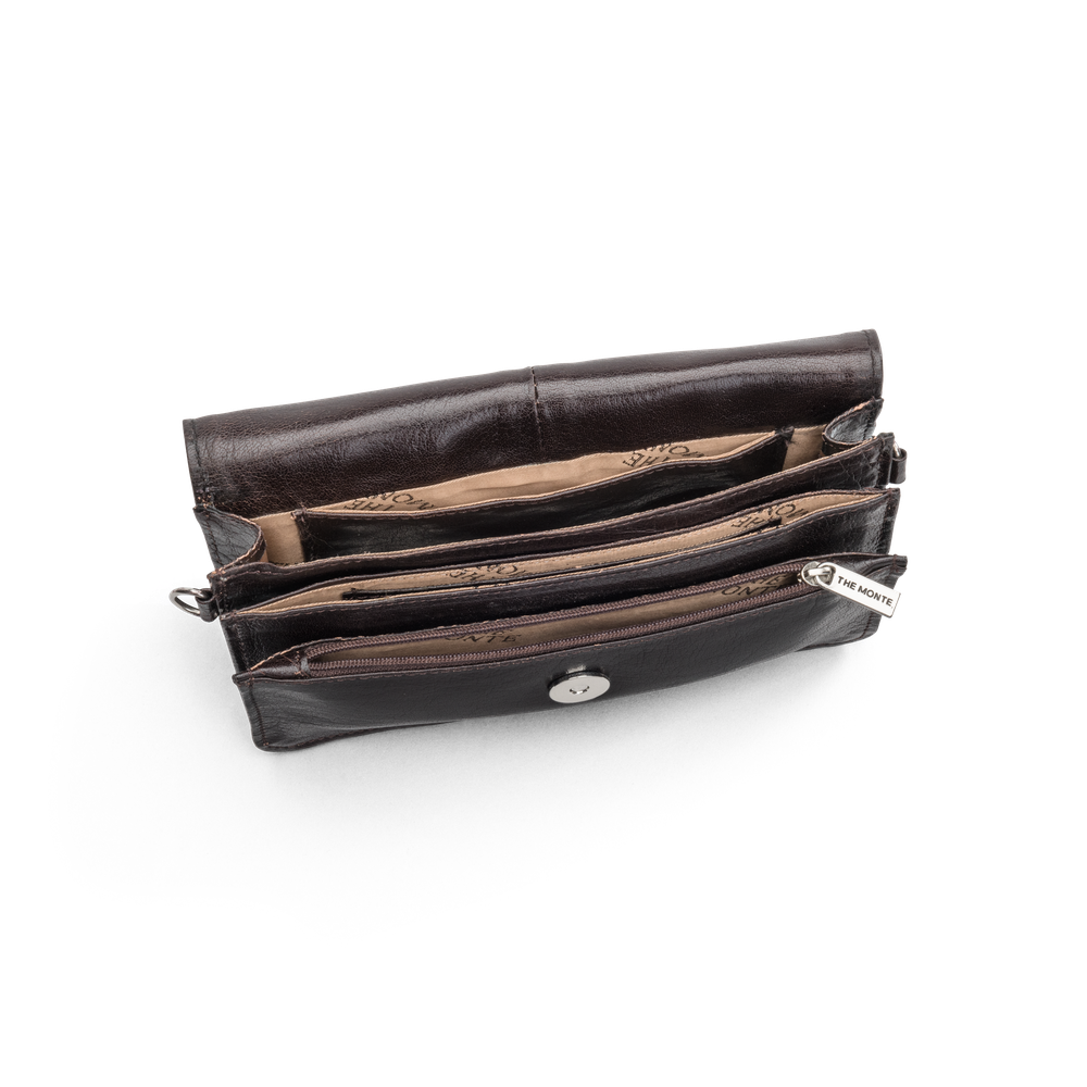 Kuvertväska Clutch i skinn
