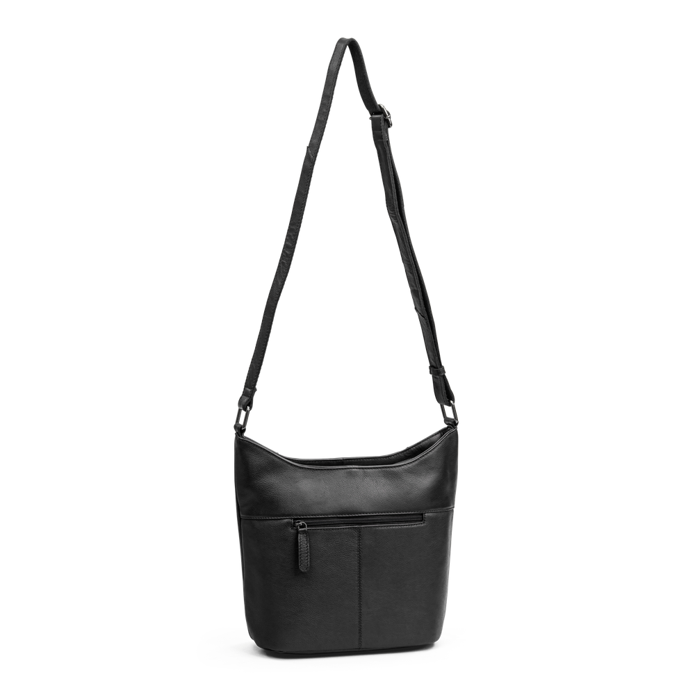 Large Bucket bag i skinn