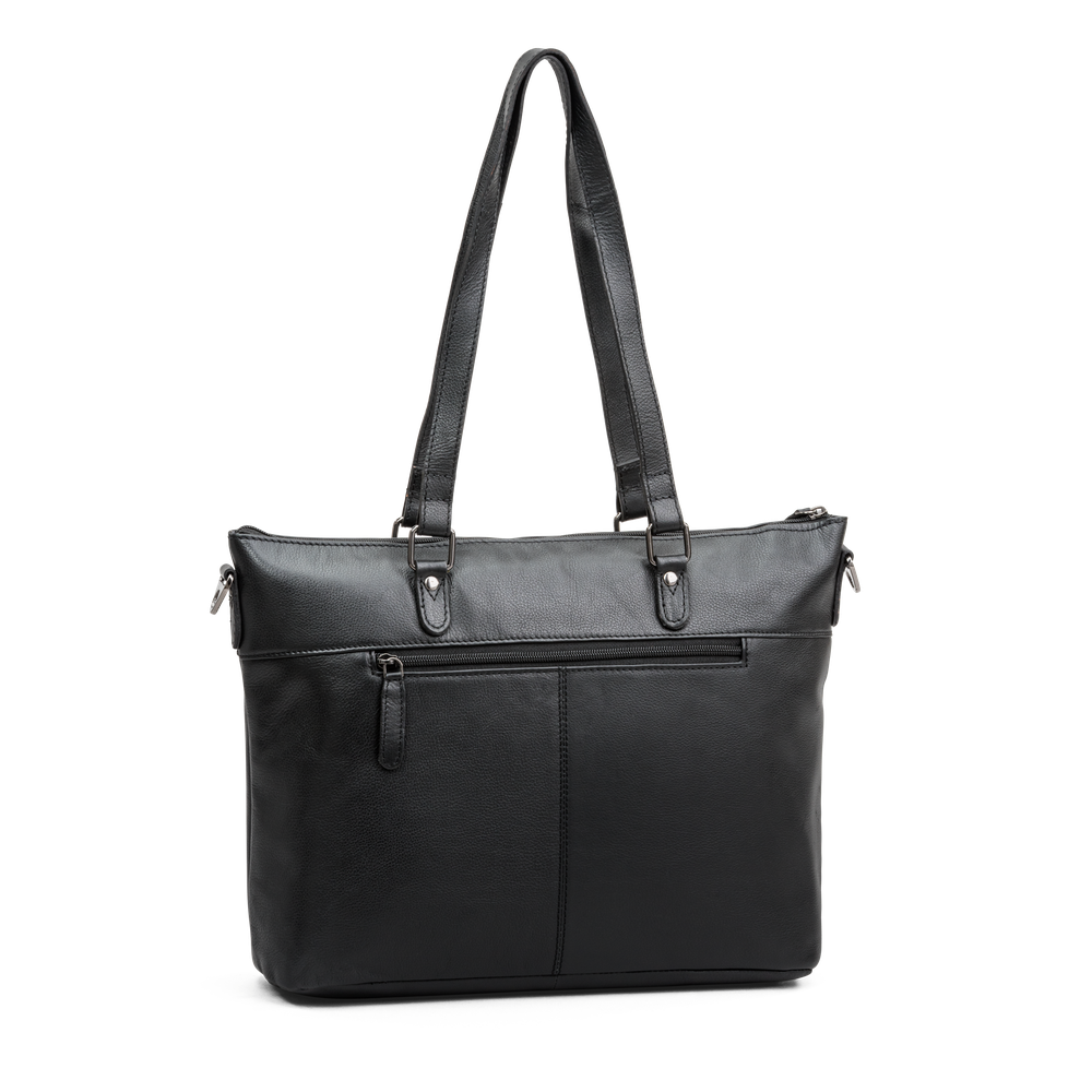 Tote bag i skinn