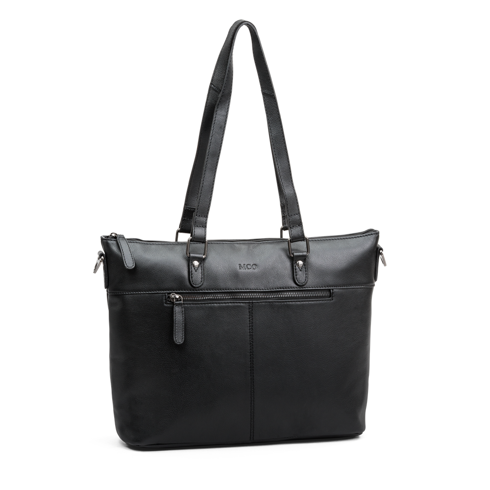 Tote bag i skinn