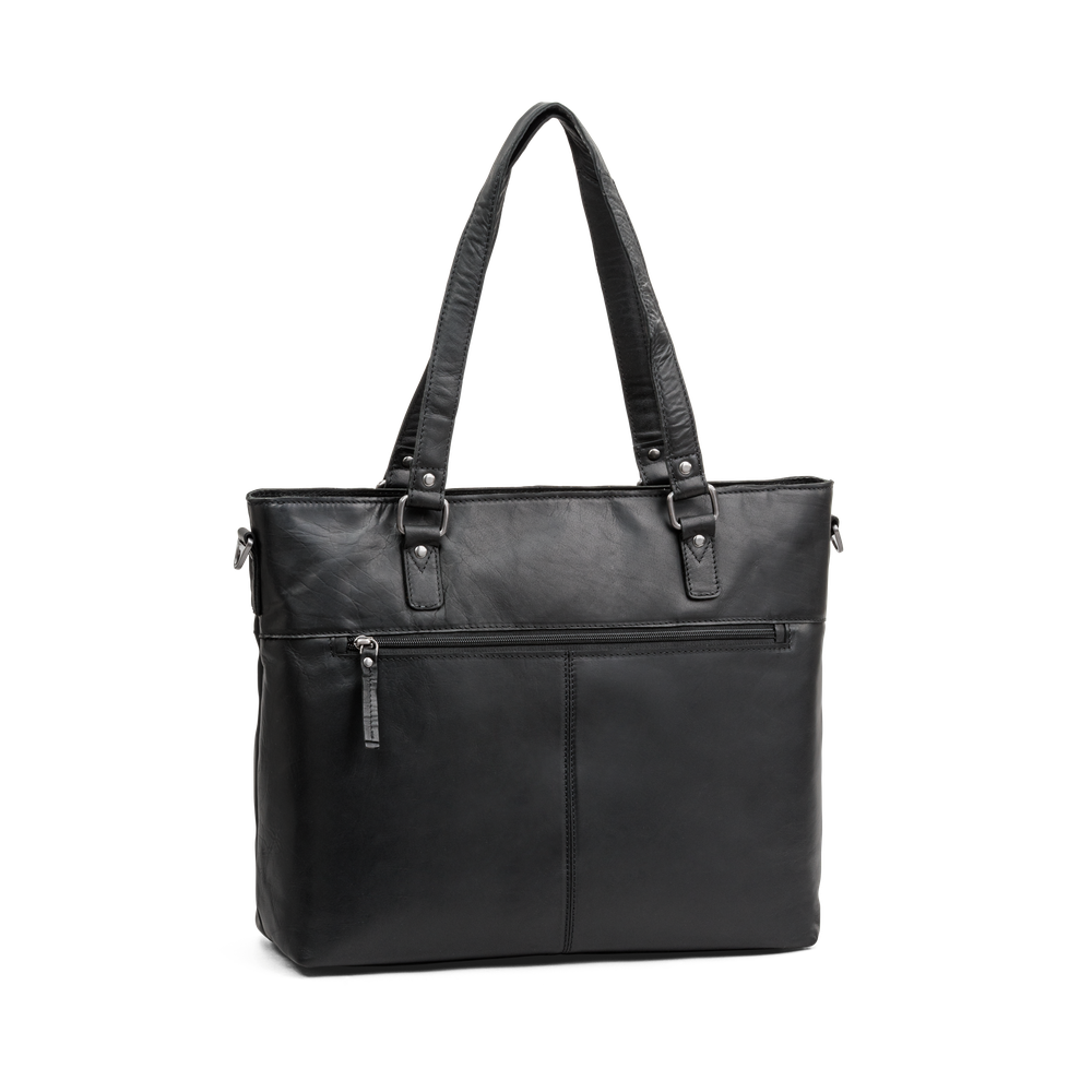 Leather Tote workbag 16"