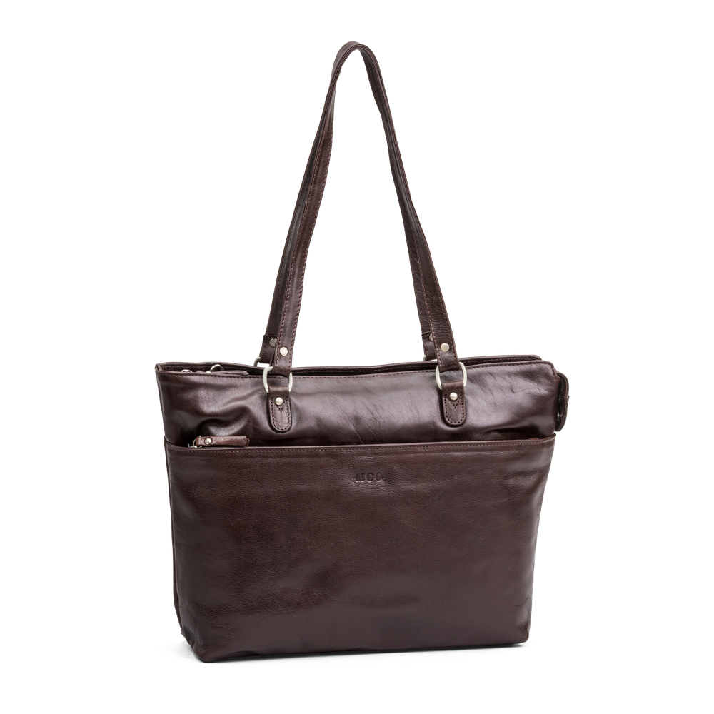 City tote i skinn