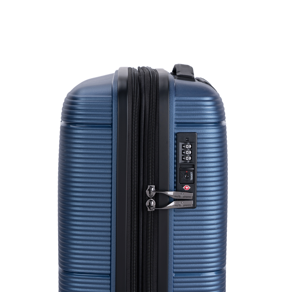 Bergen expanderbar kabinväska, 4 hjul, 55 cm, 43L
