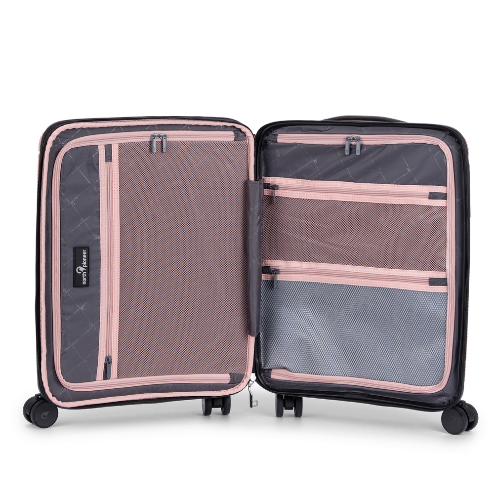 Bergen expanderbar kabinväska, 4 hjul, 55 cm, 43L