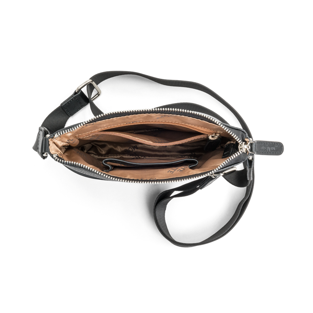 Crossbody i skinn
