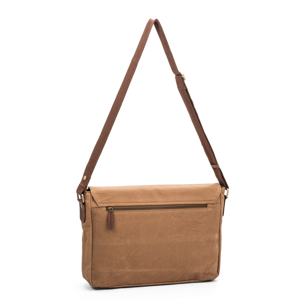 Messenger 15,6” i canvas och skinn