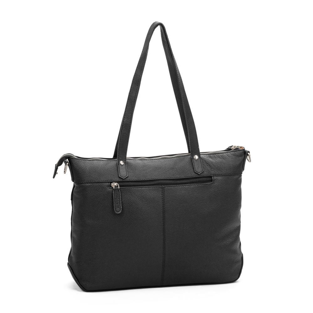 Tote bag i skinn