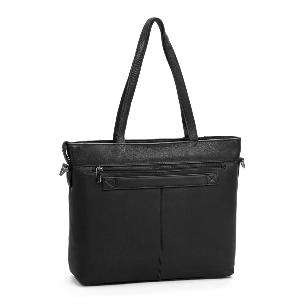 Tote bag 15,4” i skinn