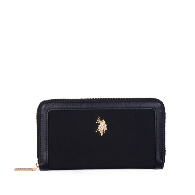 Houston Large Zip Around, Lommebok Svart
