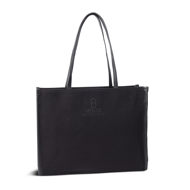 SUMMER LOVE Medium tote Svart