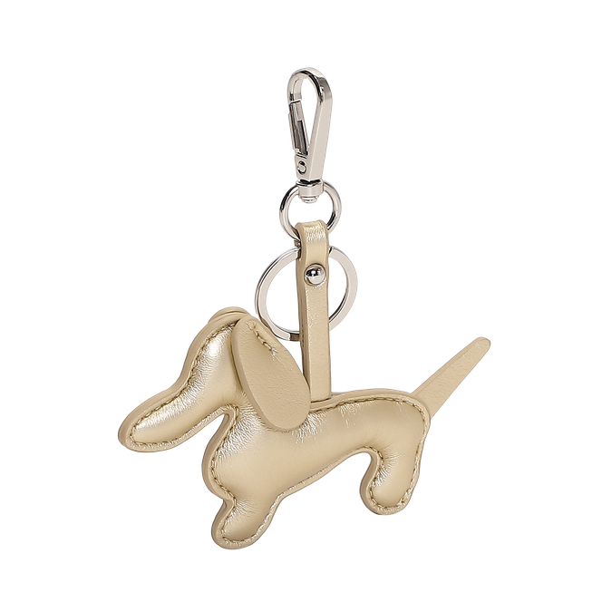 Bag charm hund Gull