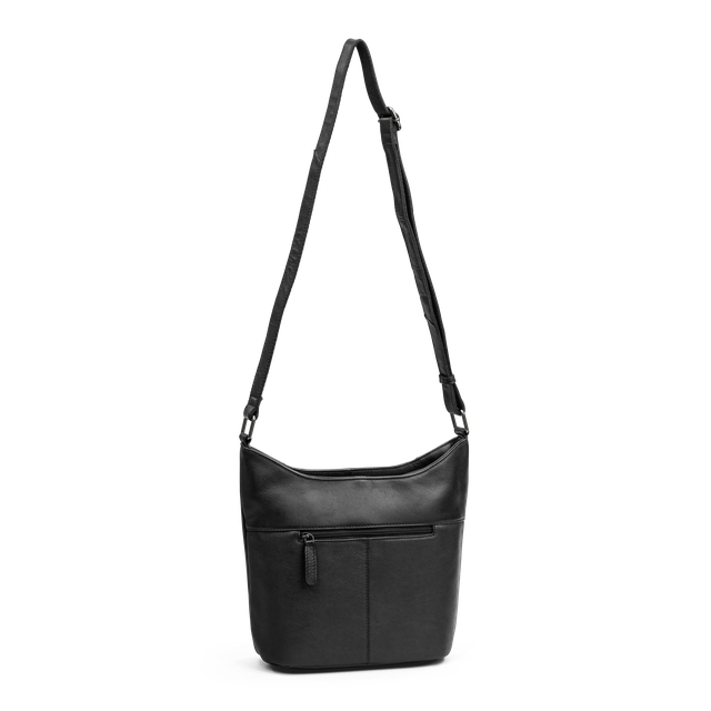 Stor Bucket bag i skinn