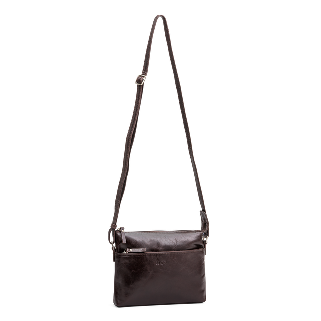 Crossbody skinnveske