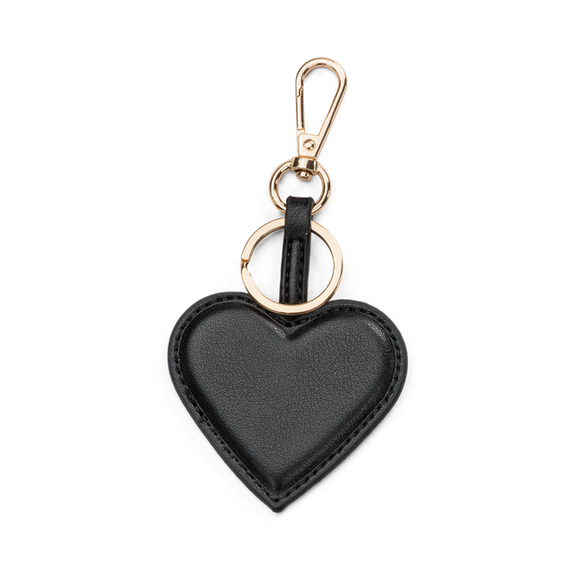 Bag charm/nøkkelring hjertemotiv