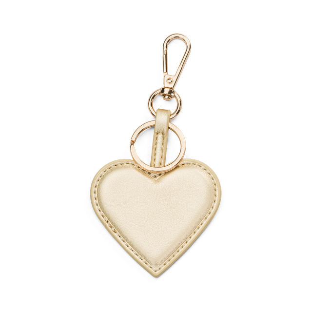 Bag charm/nøkkelring hjertemotiv