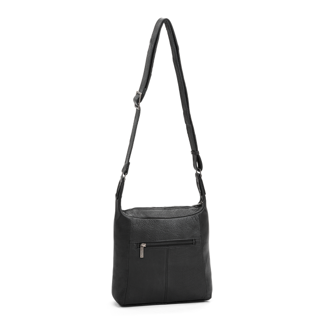 Crossbody-veske i skinn