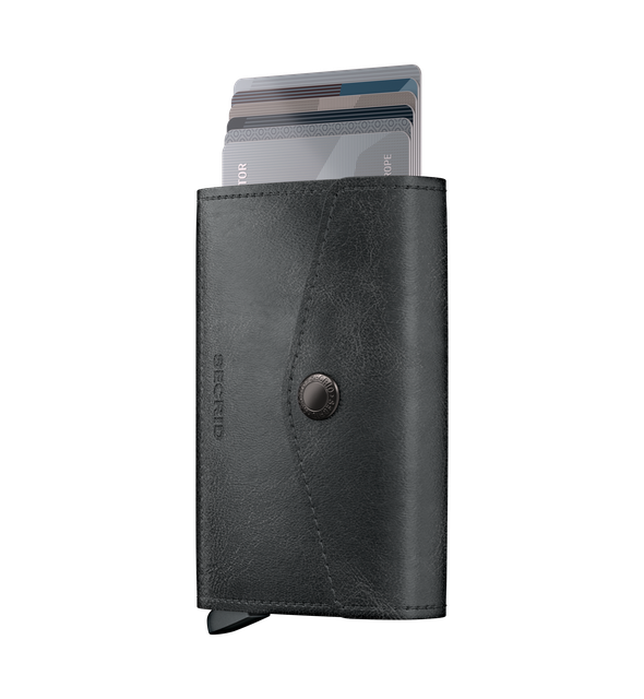 Envelope wallet vintage Black