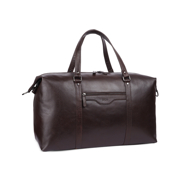 Weekendbag i skinn