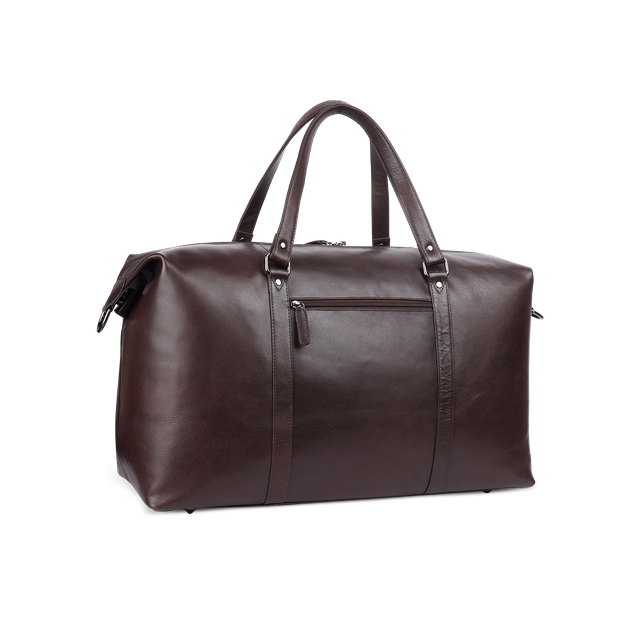 Weekendbag i skinn