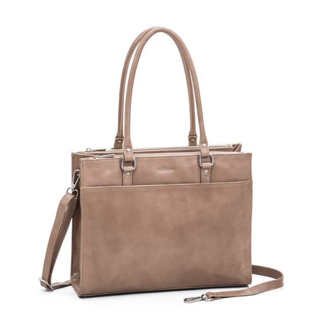 Totebag i skinn