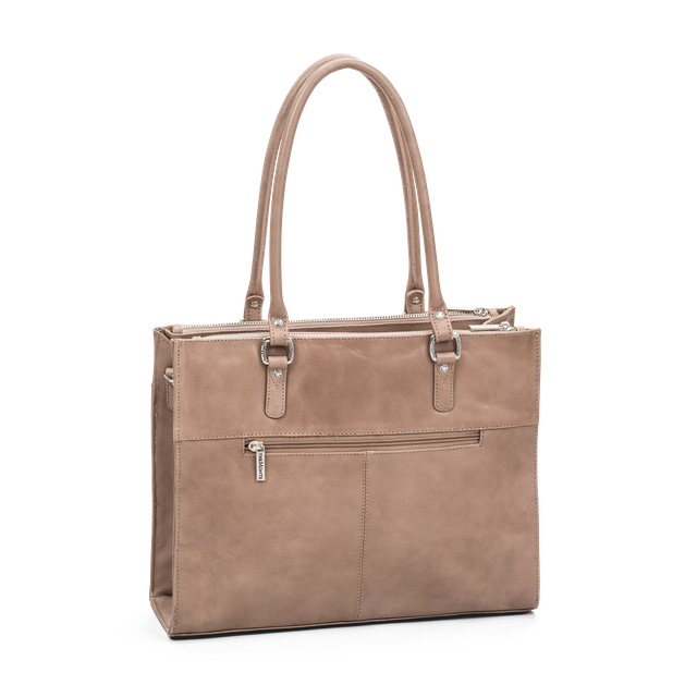 Totebag i skinn