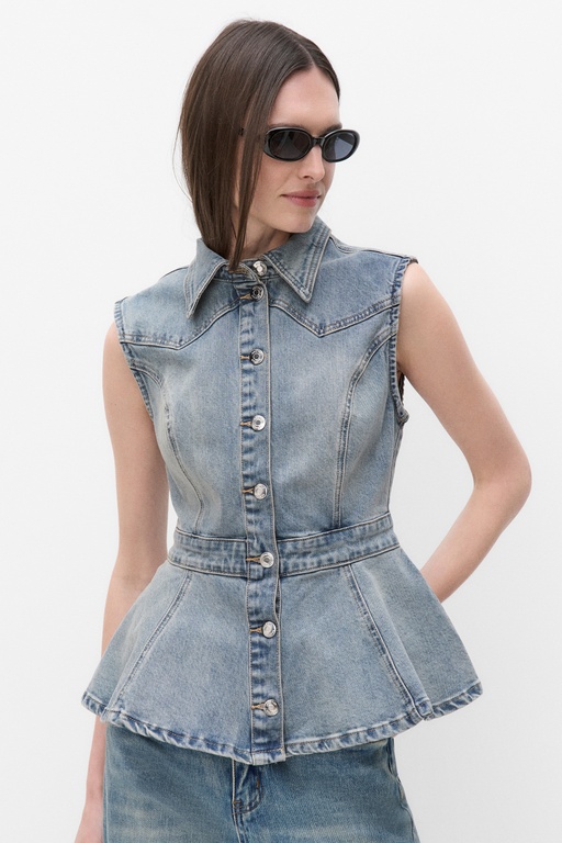 Gznoma sl shirt Gznoma sl shirt VINTAGE BLUE