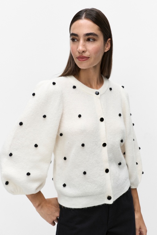 Gzalpha dot cardigan Gzalpha dot cardigan IVORY