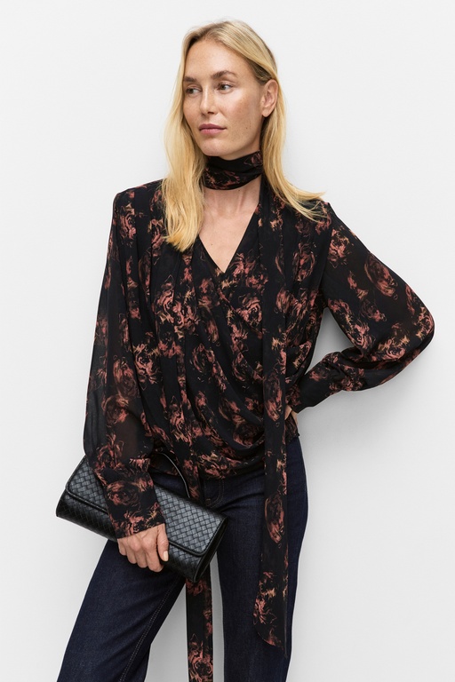 Gzleean p blouse Gzleean p blouse DARK ROSES
