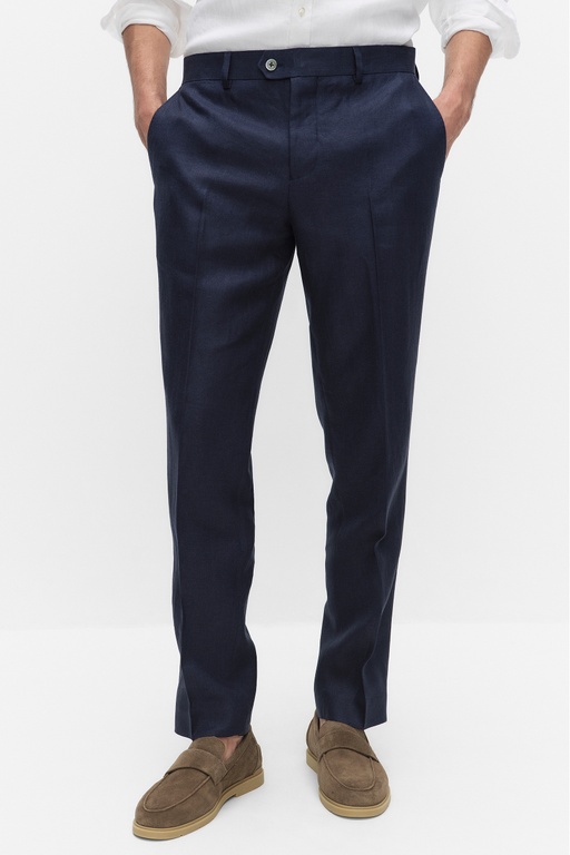 Nino linen trousers DARK NAVY