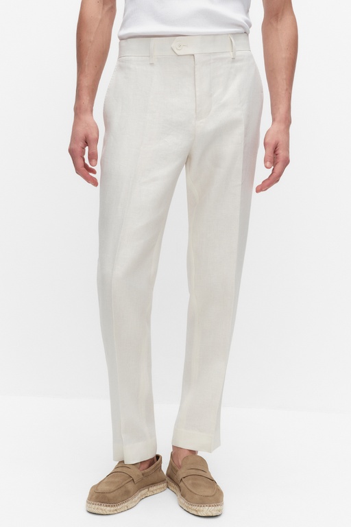 Nino linen trousers ECRU