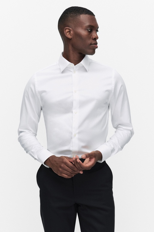 Santo stretch shirt WHITE