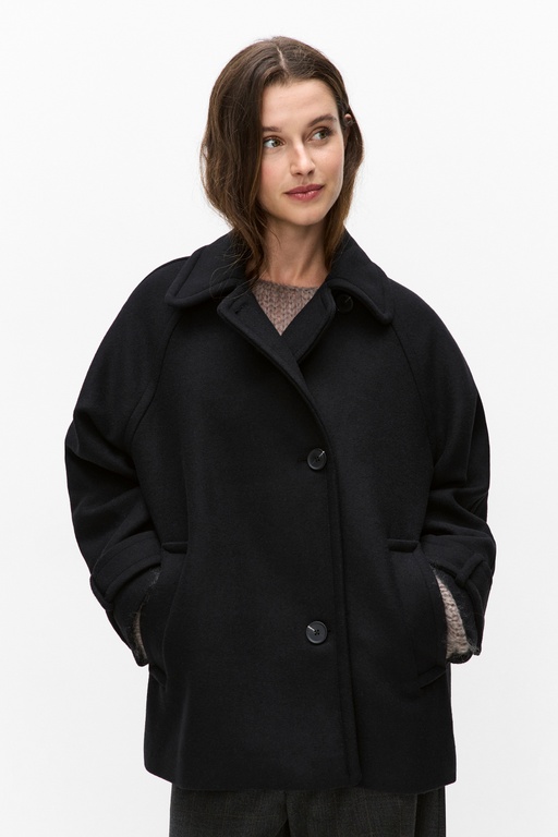 Thoraiw minona coat Thoraiw minona coat BLACK