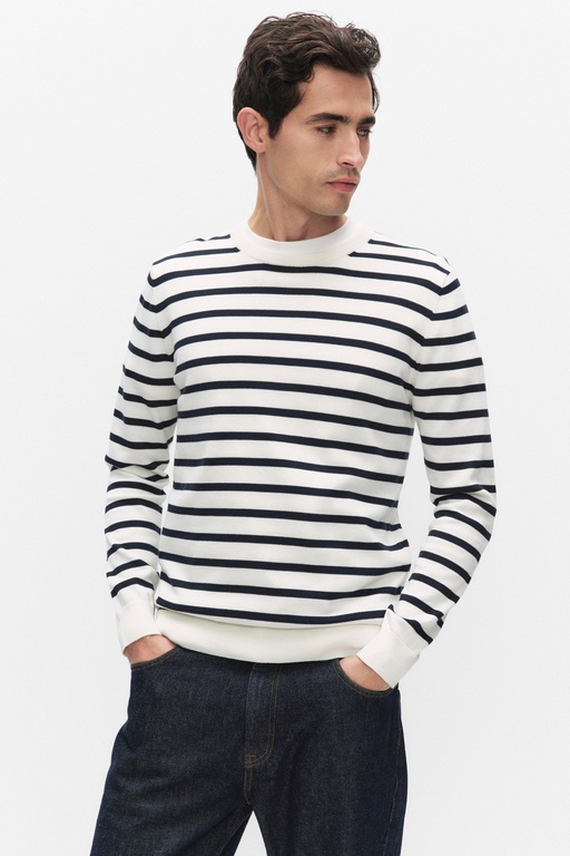 Menton knitted sweater Menton knitted sweater BLUE STRIPE
