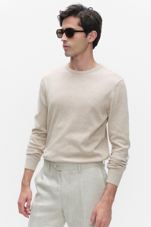 Menton knitted sweater Menton knitted sweater LT BEIGE
