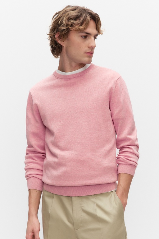 Menton knitted sweater Menton knitted sweater PINK MELANGE